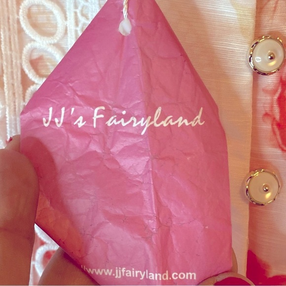 JJ’s Fairyland Floral and Lace Button-Up Dress Size L - Picture 10 of 15